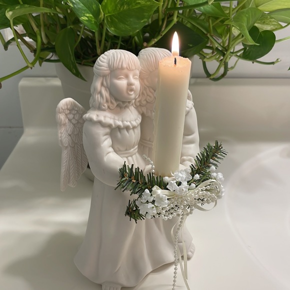 Vintage Growth 1997 Singing Angels Cherubs 9” Taper Cand… - Picture 6 of 11